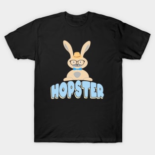 Funny Hipster Bunny T-Shirt